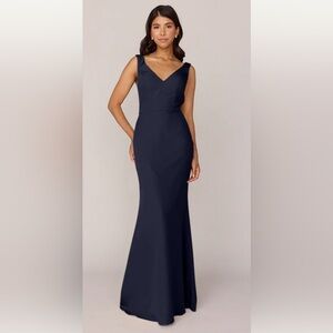 REVELRY Dakota Navy Bridesmaid Dress